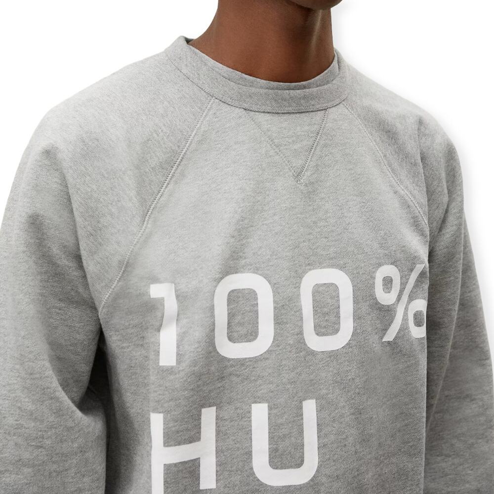 Everlane Mens The 100% Human Typography Sweatshirt Size S Heathered Grey Gray - Picture 11 of 11